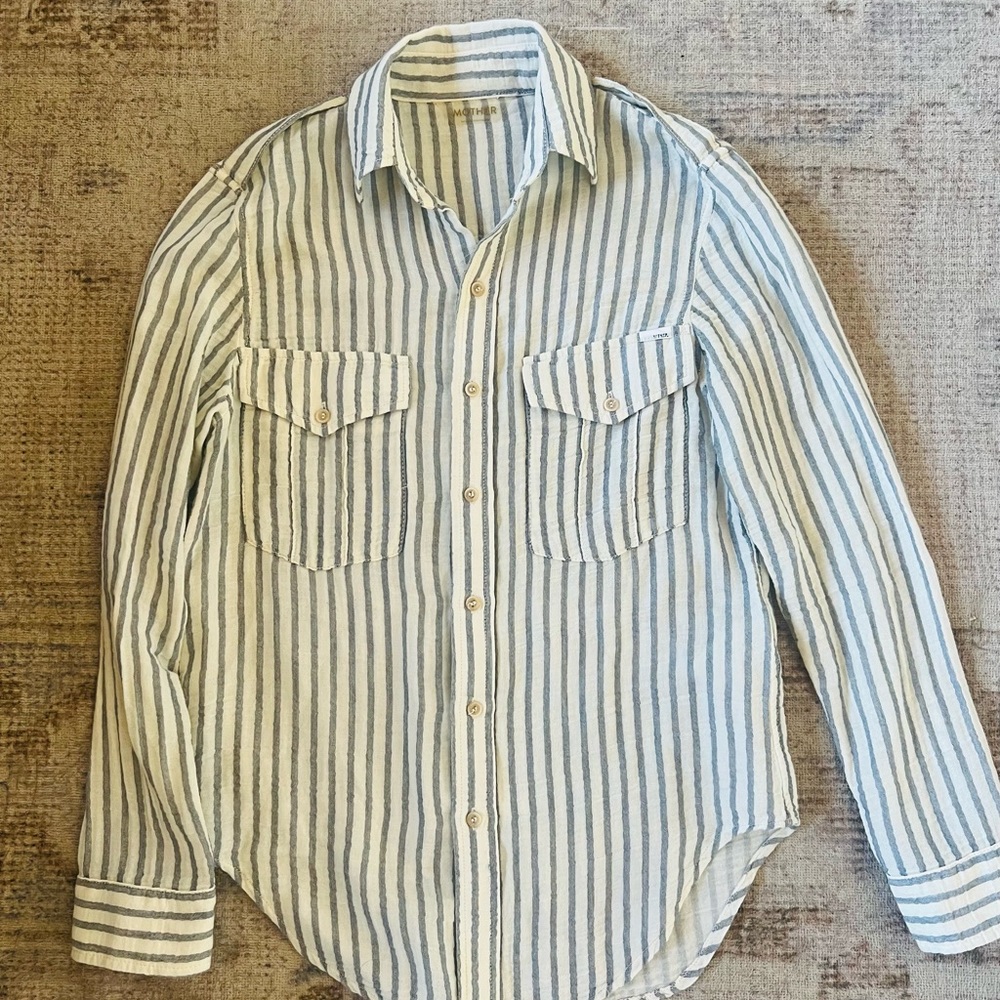 Like new Mother button down